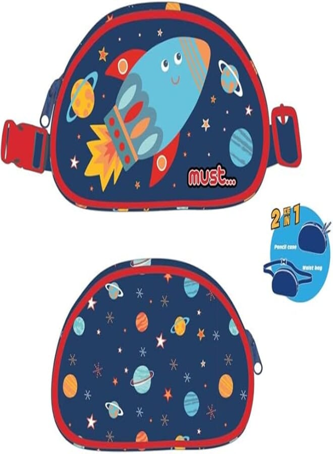 MUST Unisex Children's Case 20 x 11 x 3.5 cm Colourful, Colourful